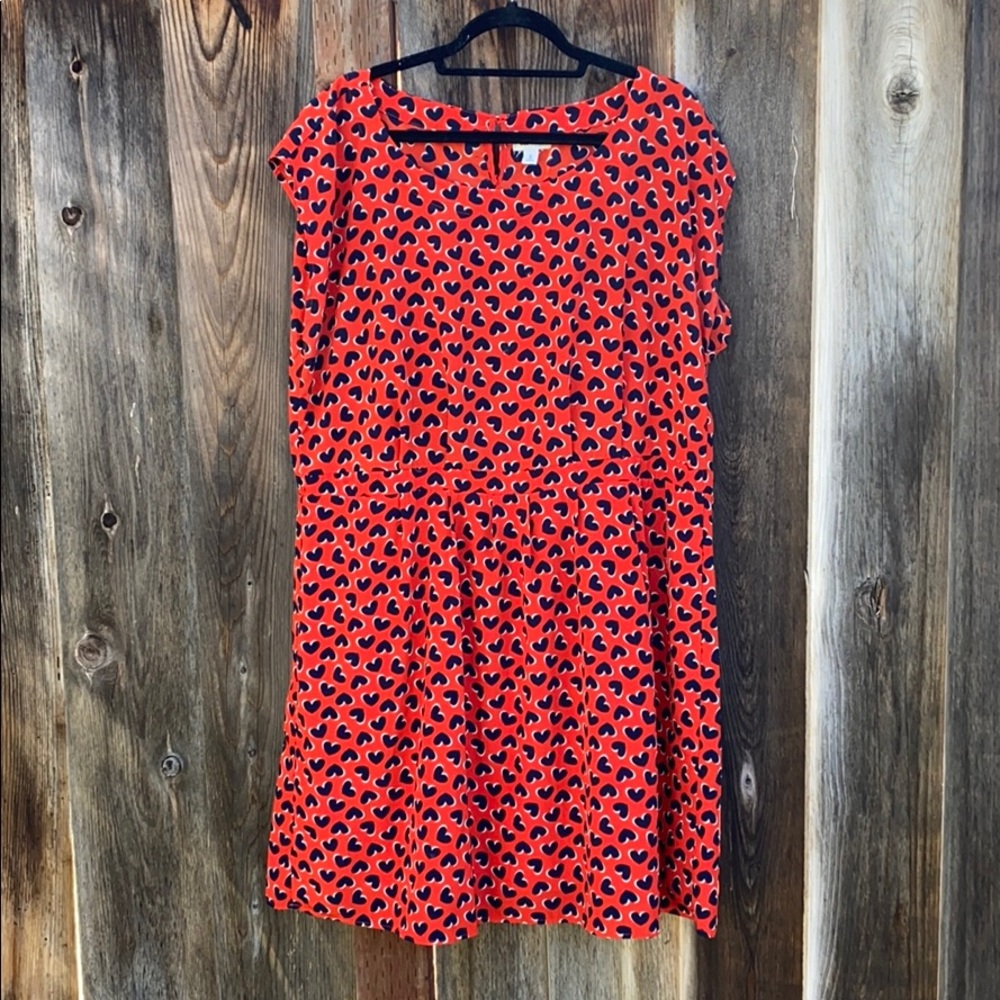 Heart flows dress